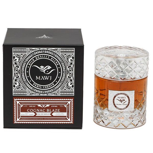 Paris Corner Mawj Cognac Blaze Apa de Parfum Unisex 100ml ambalaj