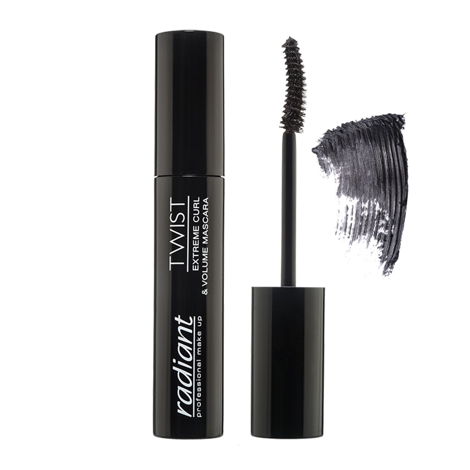Radiant Mascara Twist Extreme Curl&Volume 01 Black 14ml
