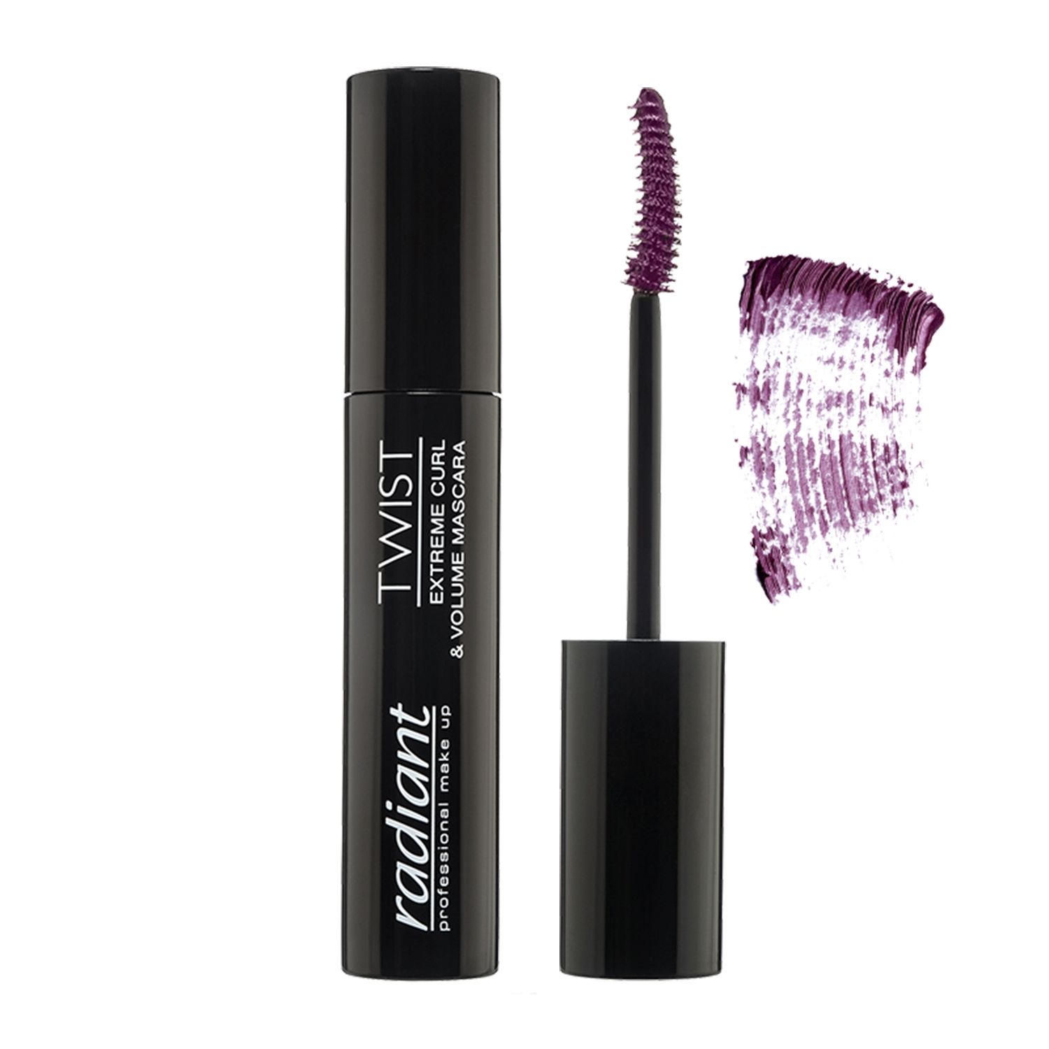 Radiant Mascara Twist Extreme Curl&Volume 02 Damson 14ml