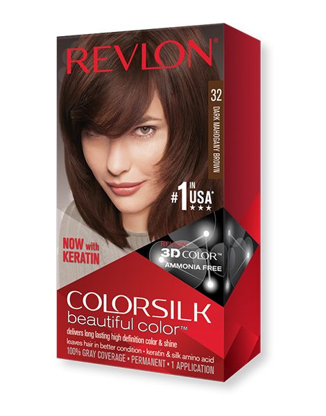 Revlon Colorsilk Vopsea de Par Fara Amoniac 32 Dark Mahagony Brown 309978695325