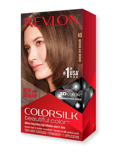 Revlon Colorsilk Vopsea de Par Fara Amoniac 40 Medium Ash Brown 309978695400