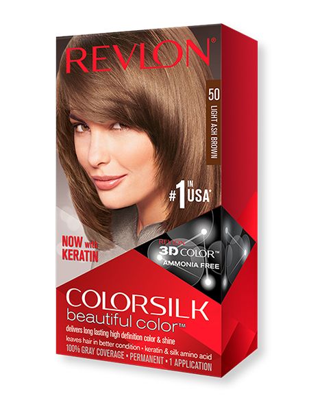 Revlon Colorsilk Vopsea de Par Fara Amoniac 50 Light Ash Brown 309978695509