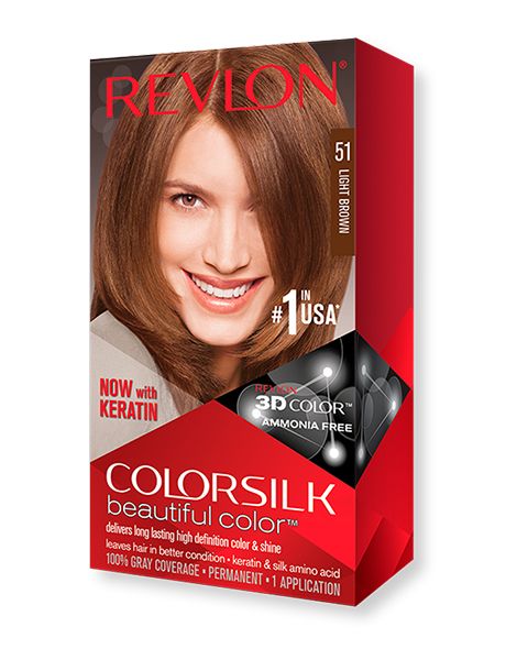 Revlon Colorsilk Vopsea de Par Fara Amoniac 51 Light Brown 309978695516