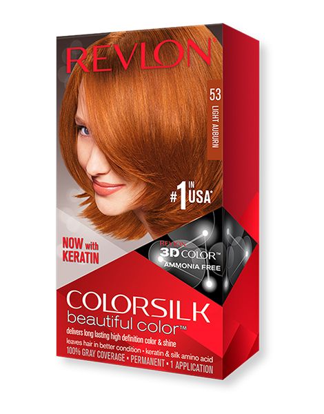 Revlon Colorsilk Vopsea de Par Fara Amoniac 53 Light Auburn 309978695530