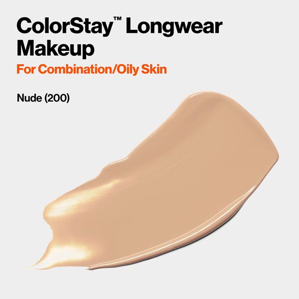 Revlon Fond de Ten ColorStay SPF15 Ten Gras Combinat 200 Nude 30ml nuanta