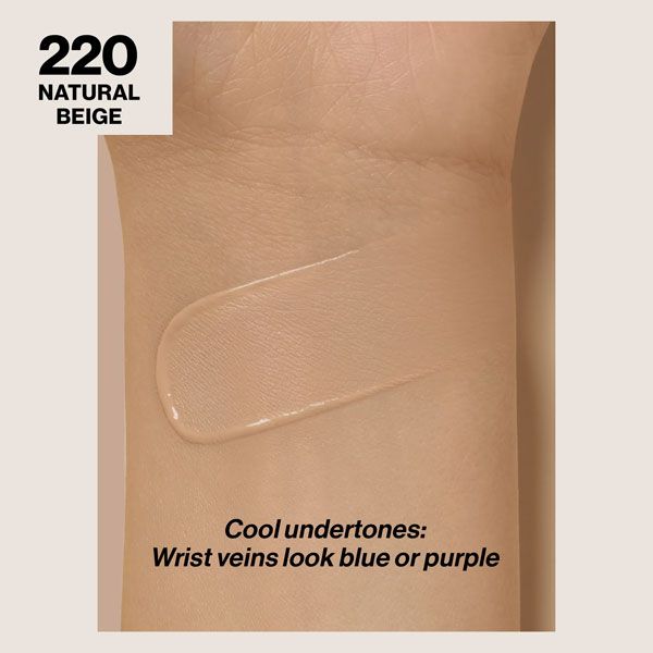 Revlon Fond de Ten ColorStay SPF15 Ten Gras Combinat 220 Natural Beige 30ml textura