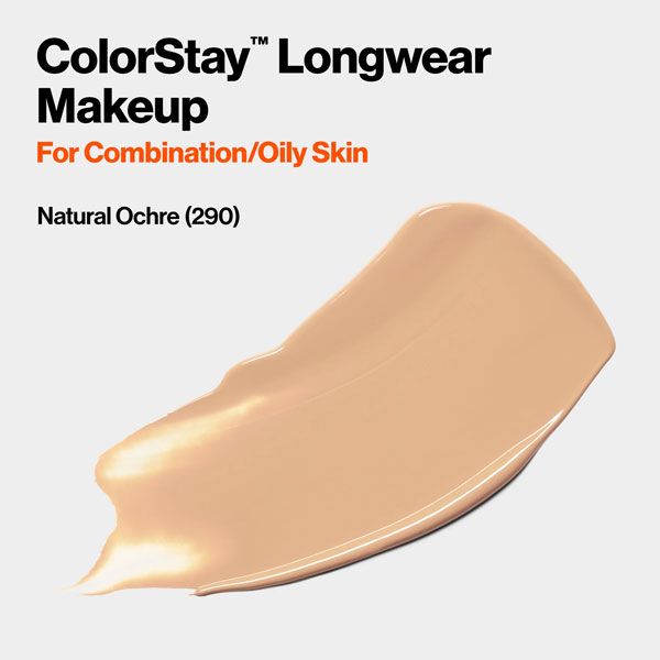 Revlon Fond de Ten ColorStay SPF15 Ten Gras Combinat 290 Natural Ochre 30ml nuanta