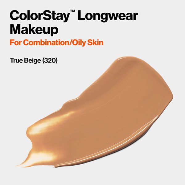 Revlon Fond de Ten ColorStay SPF15 Ten Gras Combinat 320 True Beige 30ml nuanta