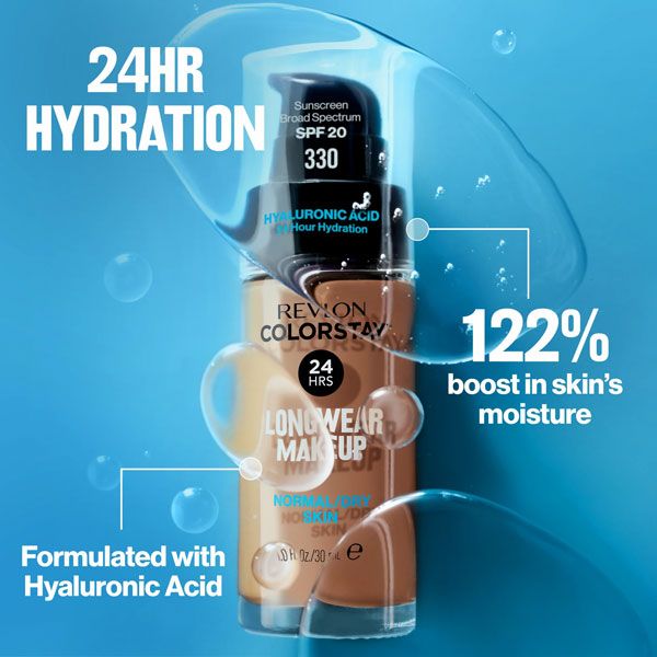 Revlon Fond de Ten ColorStay SPF20 Ten Normal Uscat 200 Nude 30ml prezentare
