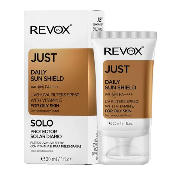 Revox Just Daily Sun Shield SPF50 Crema cu protectie solara pentru ten gras 30ml