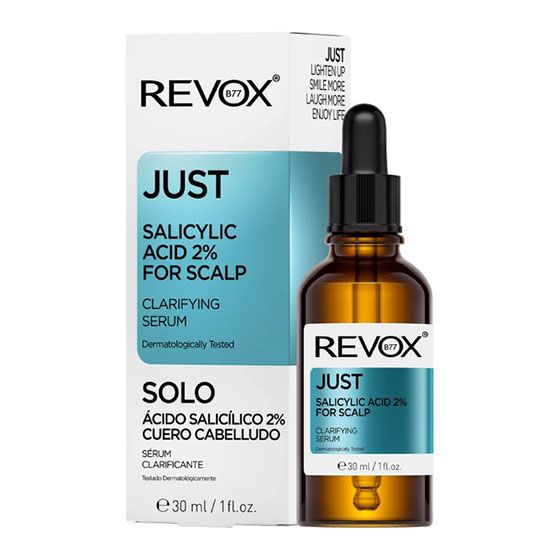 Revox Just Lactic Acid + HA Gentle Peeling Solution Ser Exfoliant 30ml prezentare