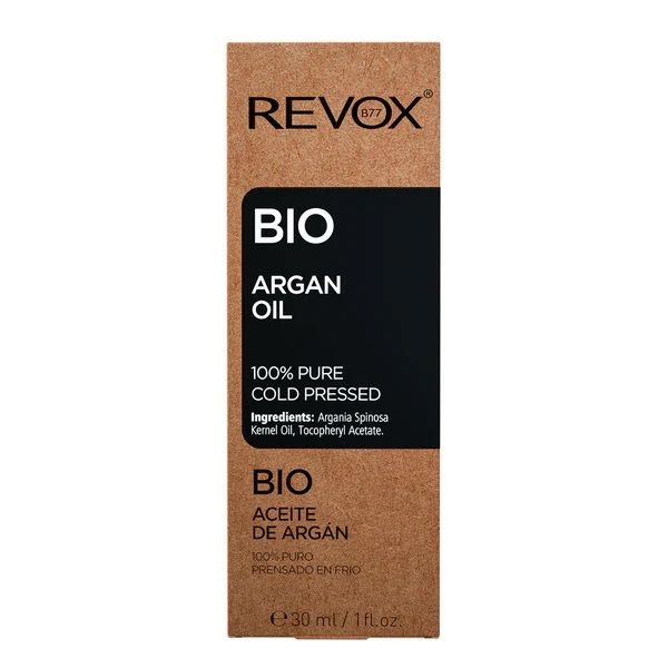 Revox Bio Argan Oil 100% Pure Cold Pressed Ulei de Argan 30ml ambalaj