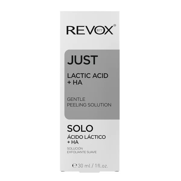 Revox Just Lactic Acid + HA Gentle Peeling Solution Ser Exfoliant 30ml ambalaj