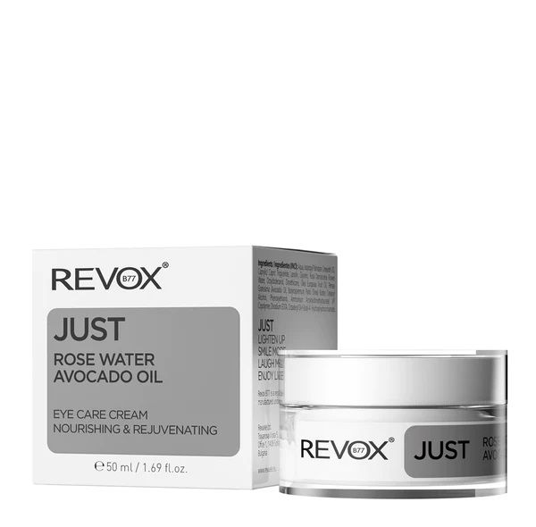 Revox Just Rose Water Avocado Oil Eye Care Cream Crema pentru Ochi 50ml prezentare