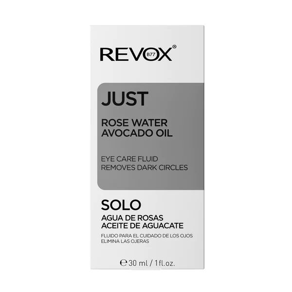 Revox Just Rose Water Avocado Oil Eye Care Fluid Ser pentru Ochi 30ml ambalaj