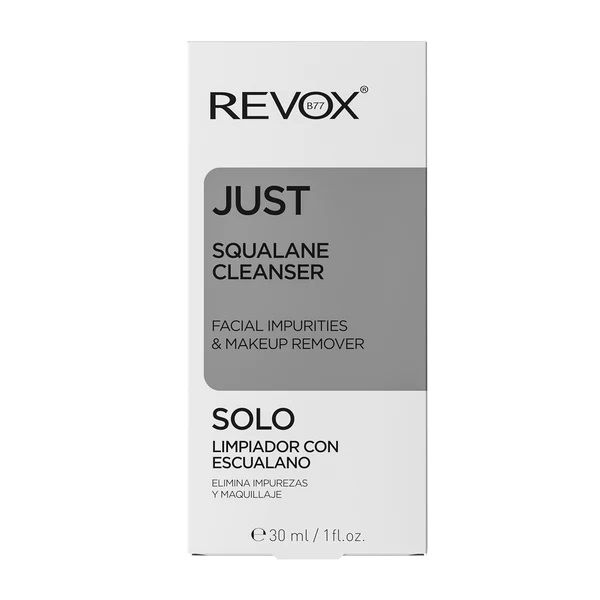 Revox Just Squalane Cleanser Makeup Remover Demachiant 30ml ambalaj