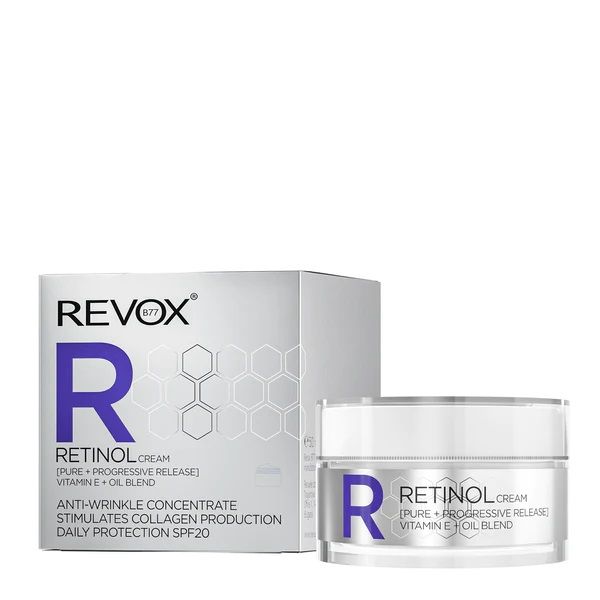 Revox Retinol Cream Daily Protection Spf20 Crema de Fata 50ml prezentare