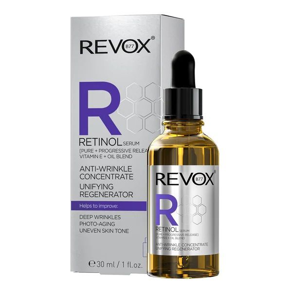 Revox Retinol Serum Unifying Regenerator Ser pentru Fata 30ml prezentare