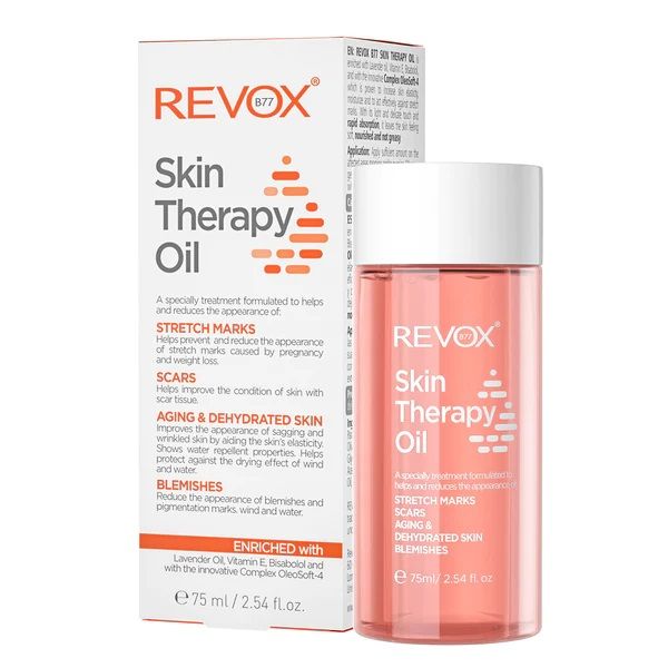 Revox Skin Therapy Oil Ulei anti-vergeturi 75ml prezentare
