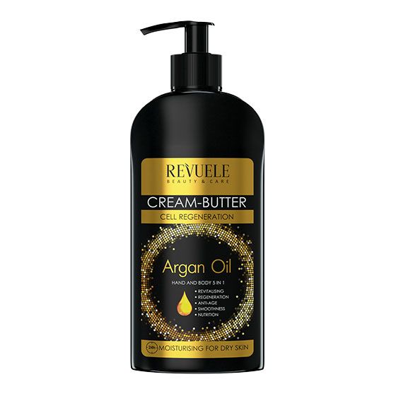 Revuele Argan Oil Crema Hidratanta pentru Maini si Corp 400ml