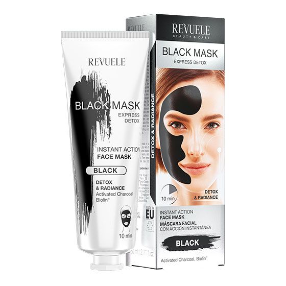 Revuele Black Mask Express Detox Masca de Fata 80ml