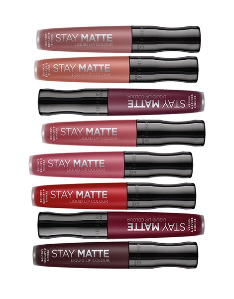 Rimmel Stay Matte Liquid Lip Colour Ruj Rezistent Mat 5.5ml prezentare