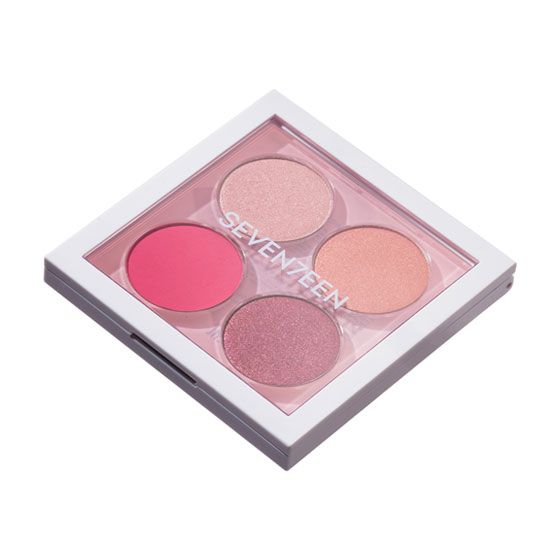 Seventeen Paleta de Farduri Vibrant Eyes Quad Palette 05 Rosy Nude 6.7g