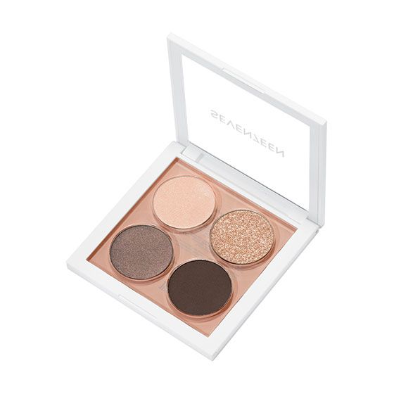 Seventeen Paleta de Farduri Vibrant Eyes Quad Palette 08 Grey Secret 6.7g 1