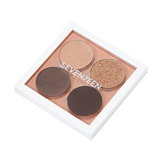Seventeen Paleta de Farduri Vibrant Eyes Quad Palette 08 Grey Secret 6.7g