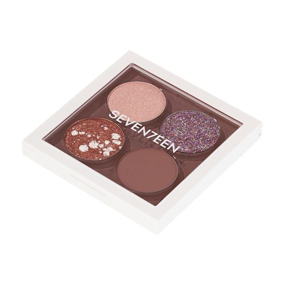 Seventeen Paleta de Farduri Vibrant Eyes Quad Palette 09 Pink Love 6.7g