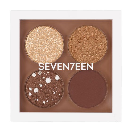 Seventeen Paleta de Farduri Vibrant Eyes Quad Palette 10 Love For Nude 6.7g 2