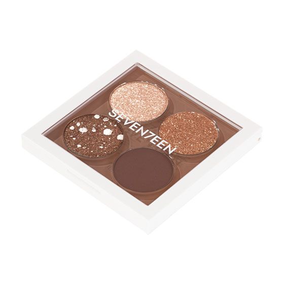 Seventeen Paleta de Farduri Vibrant Eyes Quad Palette 10 Love For Nude 6.7g