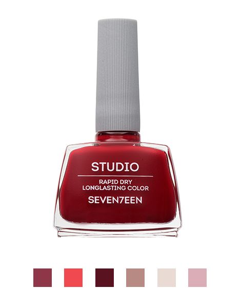 Seventeen Studio Rapid Dry Longlasting Color Lac de Unghii nuante
