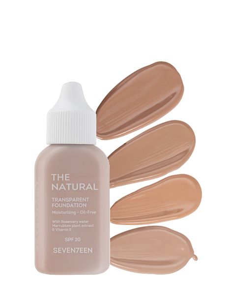 Seventeen The Natural Transparent Foundation SPF20 Fond de Ten 35ml