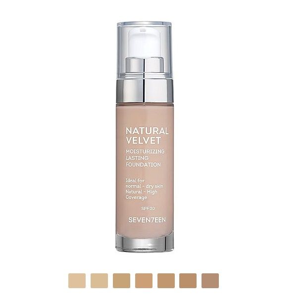 Seventeen Fond de Ten Natural Velvet Matte 30ml