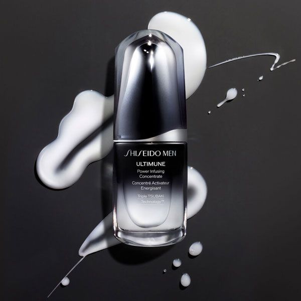 Shiseido Men Ultimune Power Infusing Concentrate Ser pentru Barbati 30ml prezentare 2