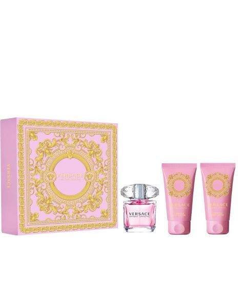 Versace Bright Crystal Set (Apa de Toaleta 30ml + Lotiune de Corp 50ml) 