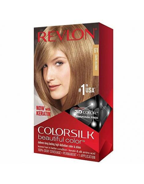 Revlon Vopsea de Par Colorsilk 61 Dark Blonde 