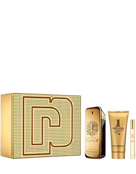 Paco Rabanne 1 Million Parfum Set (Parfum 50ml + Parfum 10ml + Deodorant Spray 150ml)