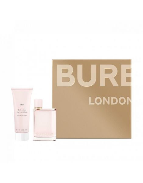 Burberry Her Set (Apa de Parfum 50ml + Lotiune de Corp 75ml)
