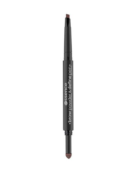 Essence Eyebrow Pen Powder and Define Creion de Sprancene 02 Warm Dark Brown 0.4g