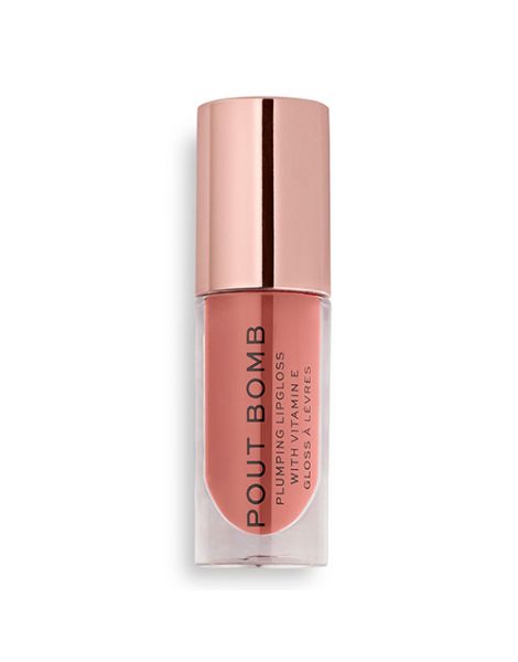 Makeup Revolution Lip Gloss Pout Bomb Plumping Gloss Candy Pink Luciu de Buze 4,6ml