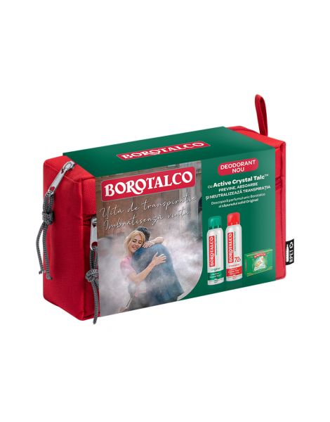 Borotalco Original Set (Deodorant Spray 150ml + Spaun 100g) 