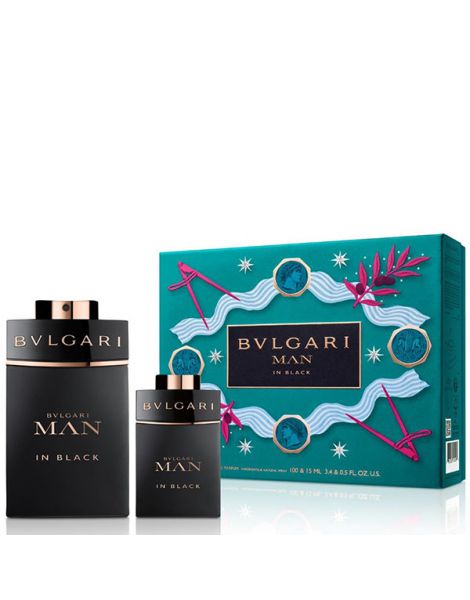 Bvlgari Man In Black Set (Apa de parfum 100ml + Apa de parfum 15ml) 