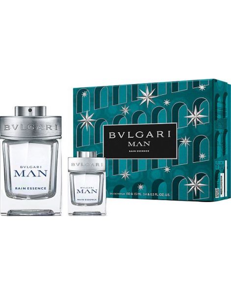 Bvlgari Man Rain Essence Set (Apa de Parfum 100ml + Apa de Parfum 15ml)