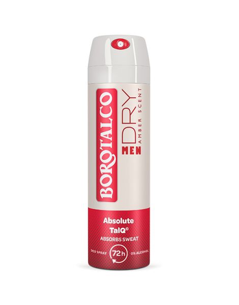 Borotalco Men Deodorant Spray Dry Amber 150ml
