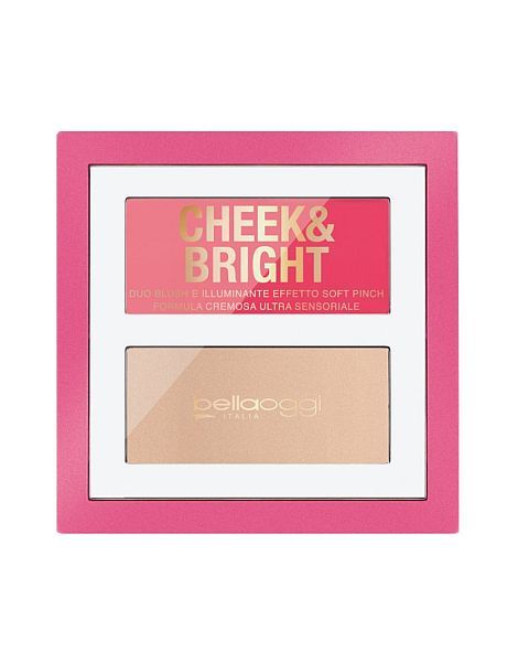 Bellaoggi Blush&Illuminate Face Palette Cheek and Bright 002 Cheeky Pink