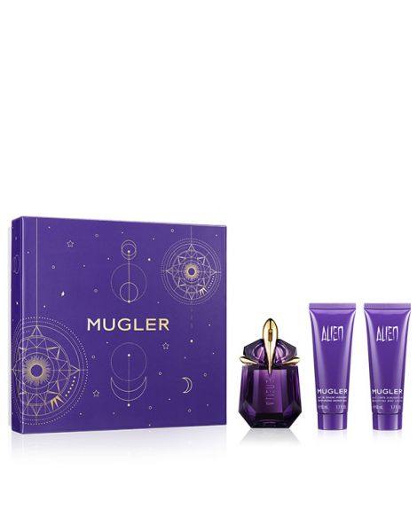 Mugler Alien Set (Apa de Parfum 30ml R + Lotiune de Corp 50ml + Gel de Dus 50ml)