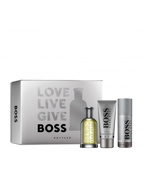 Hugo Boss Boss Bottled Set (Apa de Toaleta 50ml + Gel de Dus 100ml)