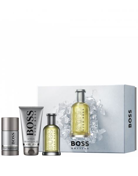 Hugo Boss Boss Bottled Set (Apa de Toaleta 100ml + Deodorant Stick + Gel de Dus 100ml)